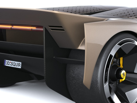 फेरारी F76 कॉन्सेप्ट 2025 3D मॉडल