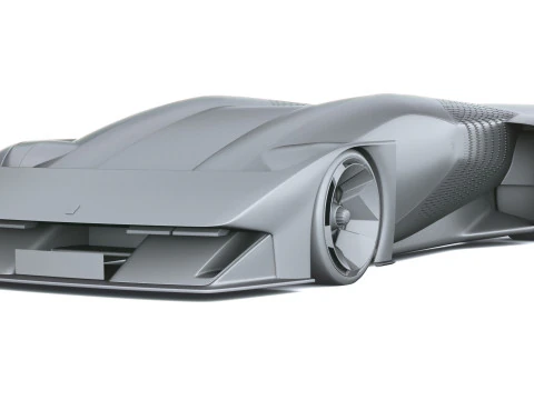 Ferrari F76 Concept 2025 3D Model
