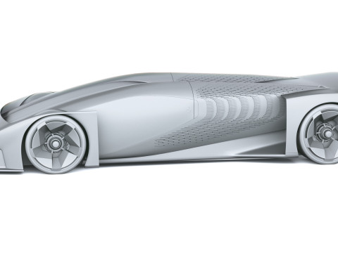 फेरारी F76 कॉन्सेप्ट 2025 3D मॉडल