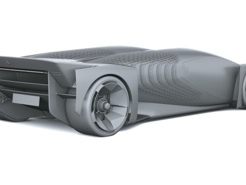 फेरारी F76 कॉन्सेप्ट 2025 3D मॉडल