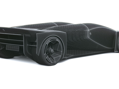 फेरारी F76 कॉन्सेप्ट 2025 3D मॉडल