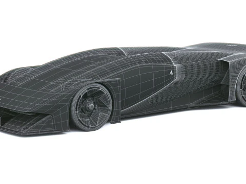 Ferrari F76 Concept 2025 3D Model