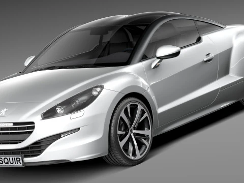 Peugeot RCZ 2013 3D Model