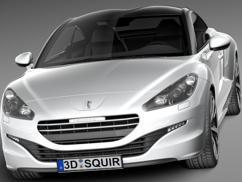 Peugeot RCZ 2013 3D Model