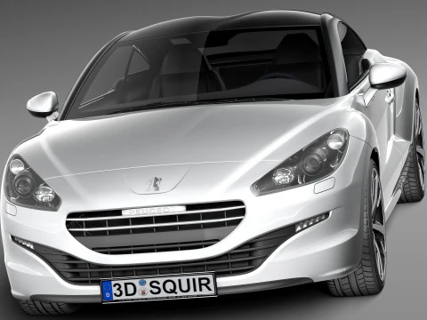Peugeot RCZ 2013 3D Model