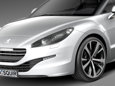 Peugeot RCZ 2013 3D Model