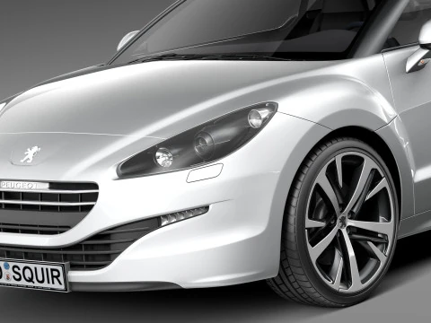 Peugeot RCZ 2013 3D Model