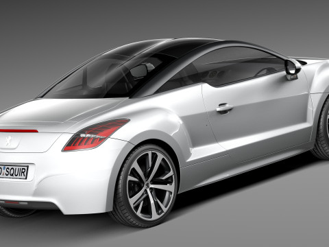 Peugeot RCZ 2013 3D Model