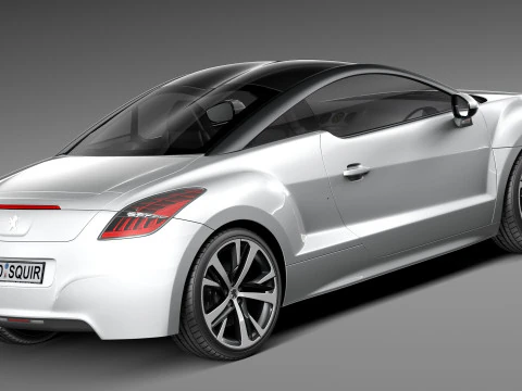 Peugeot RCZ 2013 3D Model