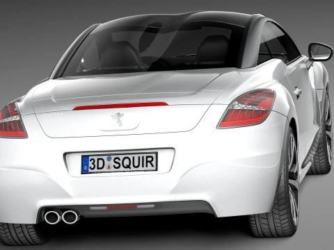 Peugeot RCZ 2013 3D Model