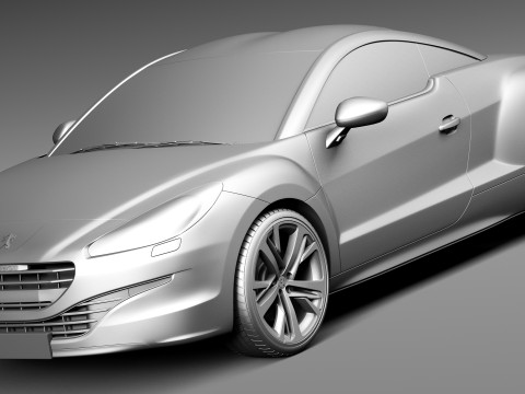 Peugeot RCZ 2013 3D Model