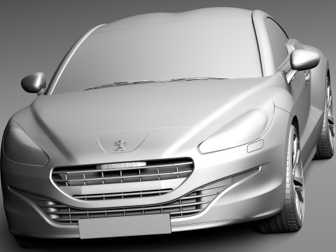 Peugeot RCZ 2013 3D Model