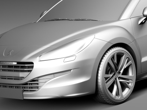 Peugeot RCZ 2013 3D Model