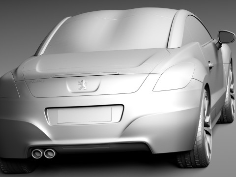 Peugeot RCZ 2013 3D Model
