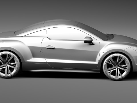 Peugeot RCZ 2013 3D Model