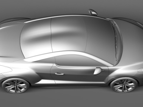 Peugeot RCZ 2013 3D Model