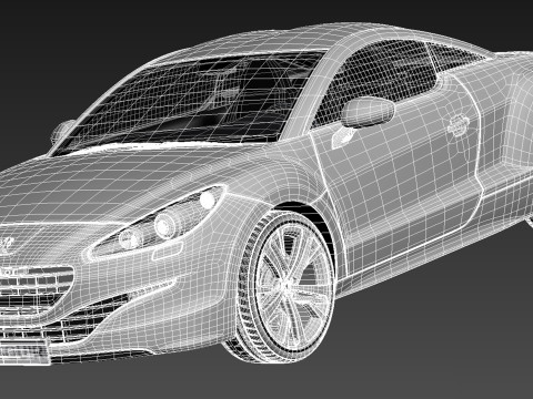 Peugeot RCZ 2013 3D Model
