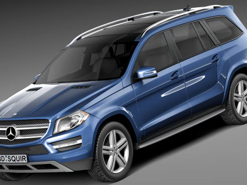 Mercedes-Benz GL 2013 Modello 3D
