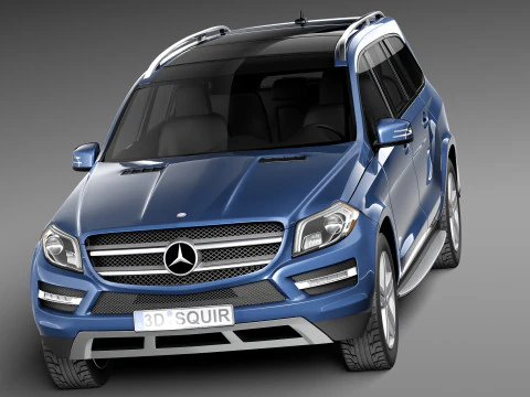 Mercedes-Benz GL 2013 3D Model