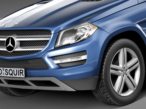Mercedes-Benz GL 2013 3D Model