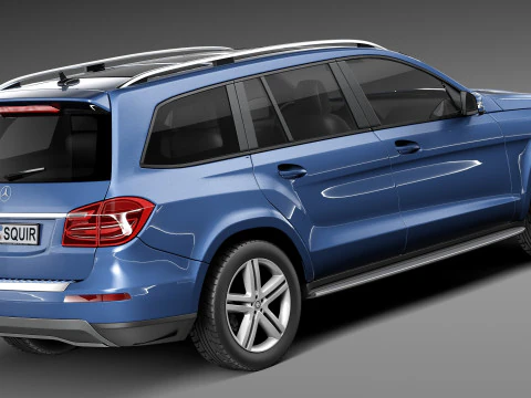 Mercedes-Benz GL 2013 3D Model