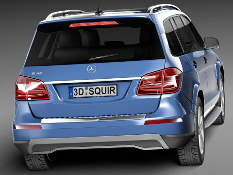 Mercedes-Benz GL 2013 3D Model