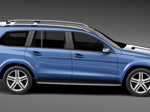 Mercedes-Benz GL 2013 3D Model