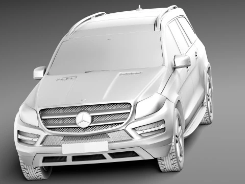 Mercedes-Benz GL 2013 3D Model