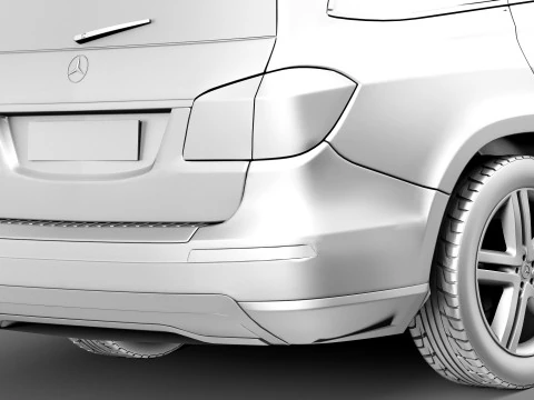 Mercedes-Benz GL 2013 3D Model