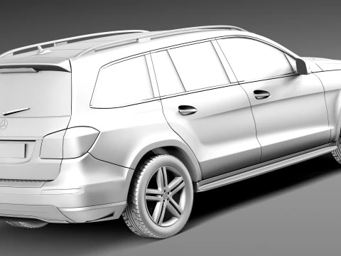 Mercedes-Benz GL 2013 3D Model