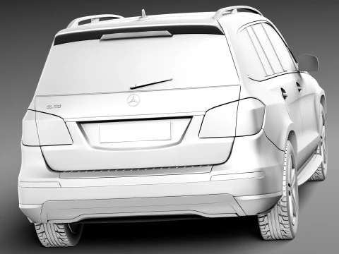 Mercedes-Benz GL 2013 3D Model