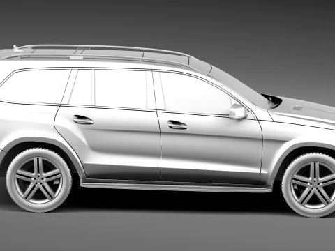 Mercedes-Benz GL 2013 3D Model