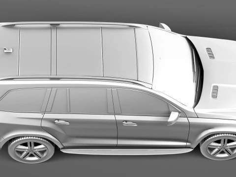 Mercedes-Benz GL 2013 3D Model