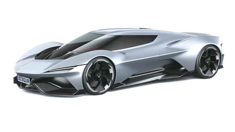 Chevrolet Corvette CX Conceito 2025 Modelo 3D .c4d .max .obj .3ds .fbx .stl .blend