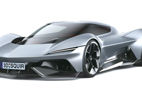 Chevrolet Corvette CX Concept 2025 Modèle 3D