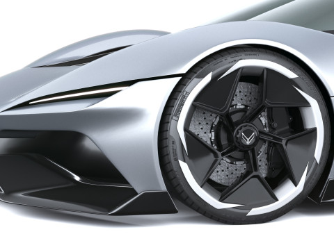 Chevrolet Corvette CX Conceito 2025 Modelo 3D