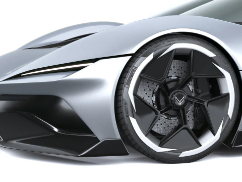 Chevrolet Corvette CX Concept 2025 Modèle 3D