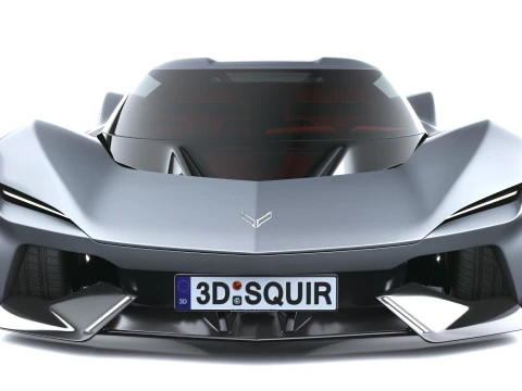 Chevrolet Corvette CX Concept 2025 Modèle 3D