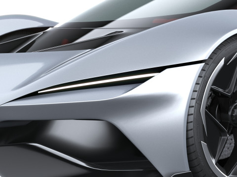 Chevrolet Corvette CX Conceito 2025 Modelo 3D