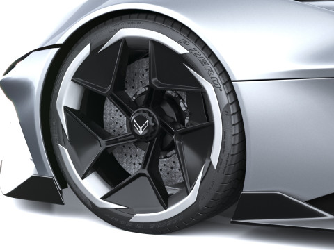 Chevrolet Corvette CX Conceito 2025 Modelo 3D