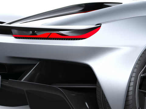 Chevrolet Corvette CX Conceito 2025 Modelo 3D