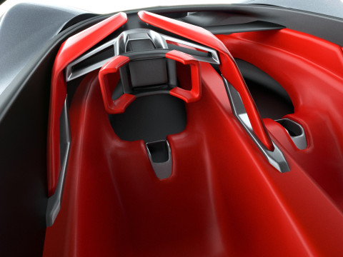 Chevrolet Corvette CX Conceito 2025 Modelo 3D