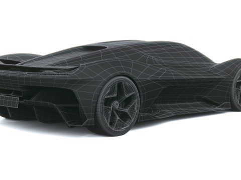 Chevrolet Corvette CX Conceito 2025 Modelo 3D