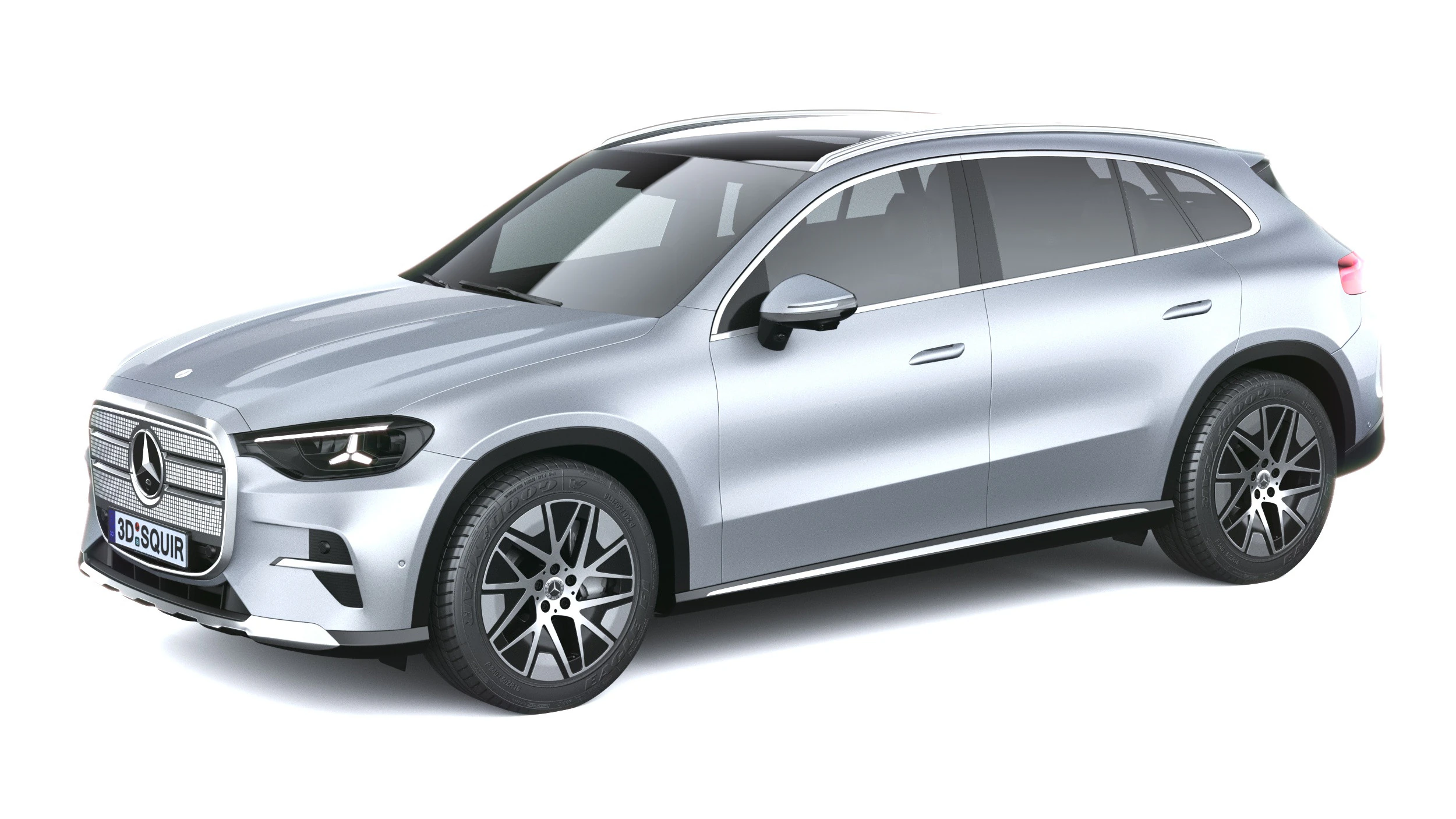 Base Mercedes-Benz GLC EV 2026 Modelo 3D .c4d .max .obj .3ds .fbx .stl .blend