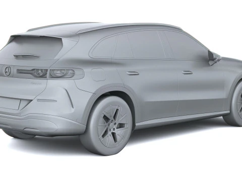 Base Mercedes-Benz GLC EV 2026 Modelo 3D