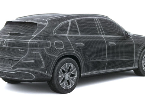 Base Mercedes-Benz GLC EV 2026 Modelo 3D