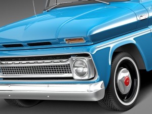 Chevrolet C10 1965 Pickup Model 3D