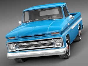 Chevrolet C10 1965 Pickup Model 3D