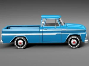 Chevrolet C10 1965 Pickup 3D Model