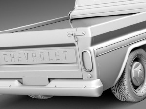 Chevrolet C10 1965 Pickup Model 3D